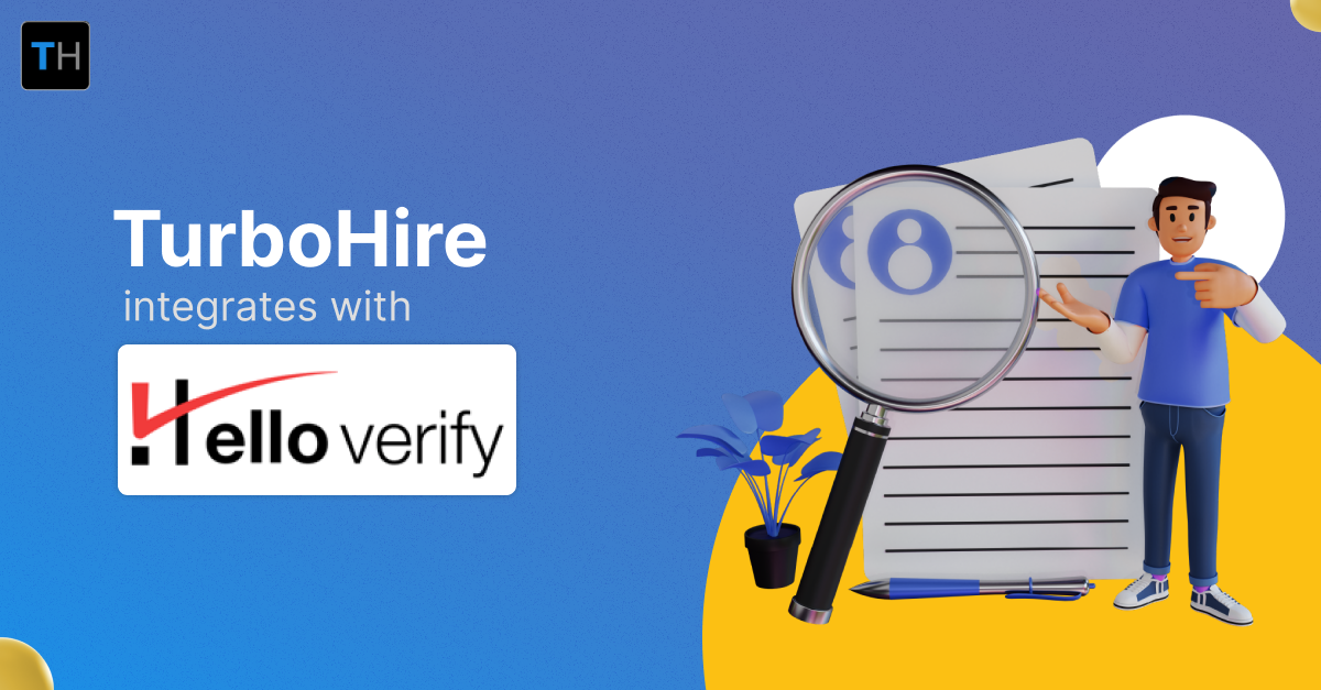 TurboHire integrates with HelloVerify