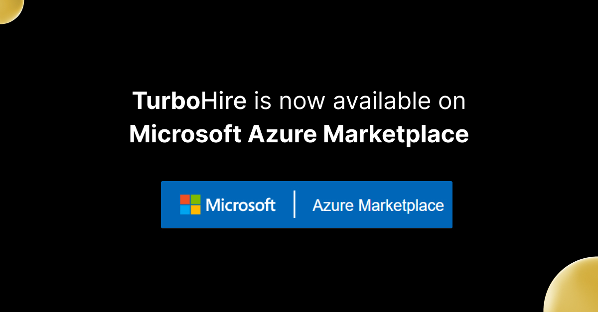 TurboHire is now available on Microsoft Azure Marketplace